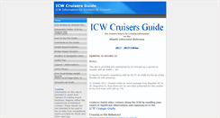 Desktop Screenshot of icwcruisersguide.com